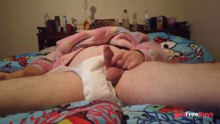 [GetFreeDays.com] Sissy Little Femboy ABDL wears Adult Diaper POV HD Sexy Foxy Peg My Ass Onesie Play Point of View Porn Stream June 2023-4