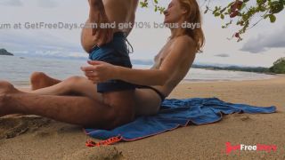 [GetFreeDays.com] Couples Wild and Romantic Sex on a Public Beach Porn Film January 2023-1