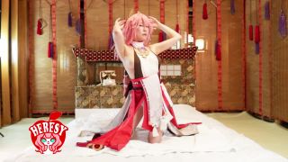[waranlov.com] 原ネ 申・淫ぱくと・三／八重神子 | giga heroine, cosplay, コスプレ, superheroine, 女子プロレス, wrestling-1