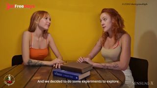 I Seduced My Cooworker to have Real Lesbian Experience-2