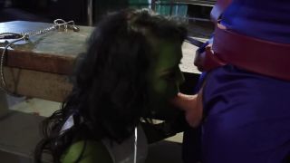 She - Hulk XXX: An Axel Braun Parody, Scene 5 brunette cumshot - Cumshot-1