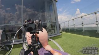 Melonie - Melonie Jilling Herself Outdoors Pussy Pump Dil...-0