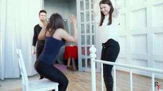 RussianFetish - Bend over and smile! - Masha and Iraida get ticklish situation Foot!-0