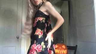 Teen CD femboy Uma Theremin striptease-1