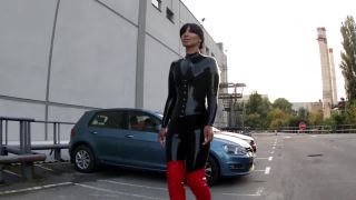 MylatexbabyYulia Latex in The Parking Lot-0