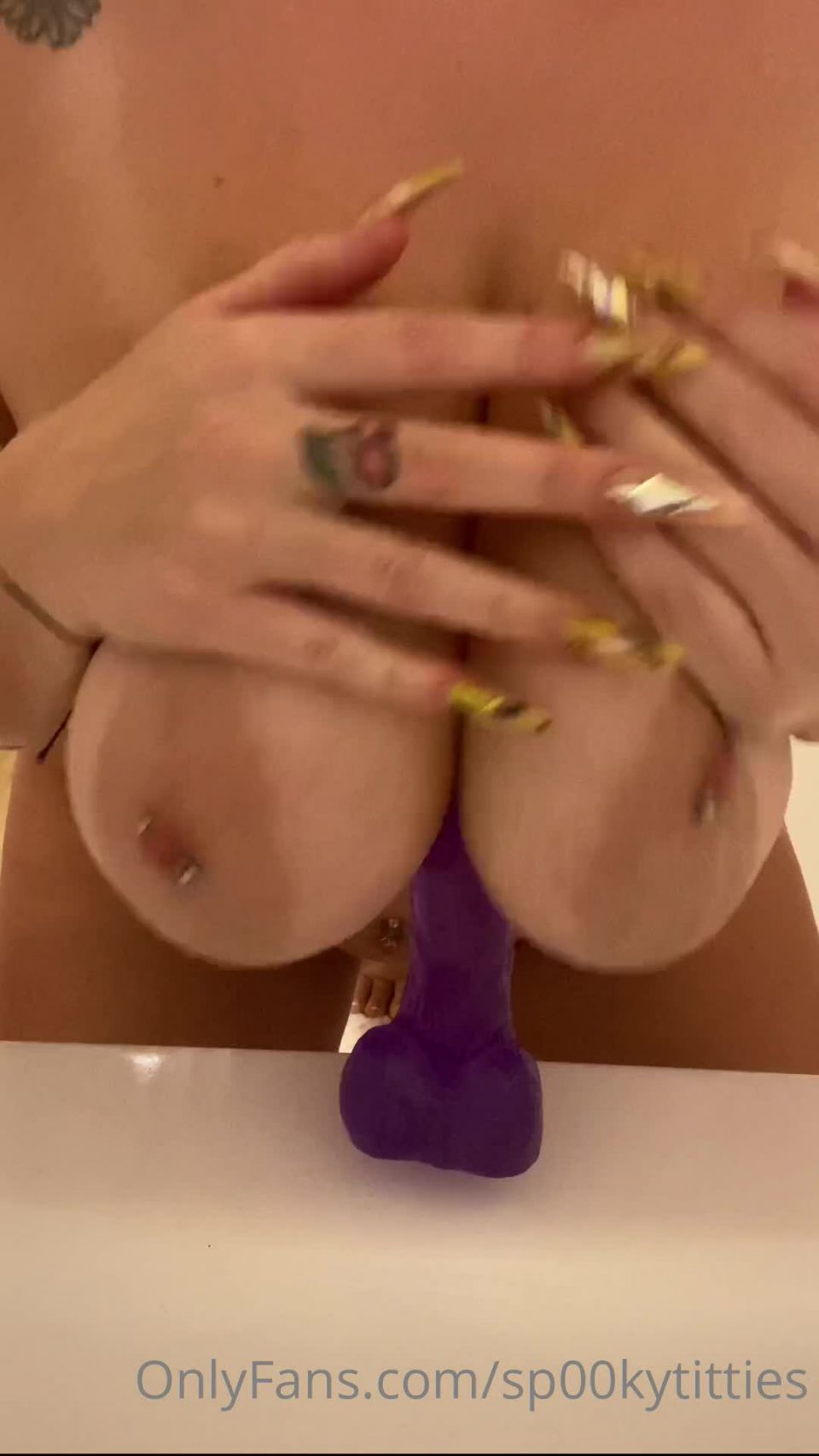 Sp00kytitties () Spkytitties - this dildo is inches n my titties made it look like nothing 07-10-2020