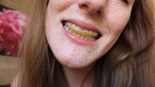 adult clip 12 LittleRedheadLisa – Retainer Fetish Custom - tongue fetish - femdom porn pornhub crush fetish-7