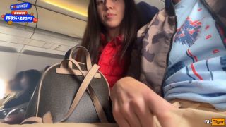 Katty West Risky Public Jerking Off On A Plane Full Of People (Hot Babes)-3
