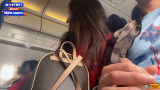 Katty West Risky Public Jerking Off On A Plane Full Of People (Hot Babes)-7