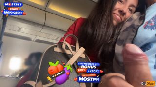 Katty West Risky Public Jerking Off On A Plane Full Of People (Hot Babes)-9