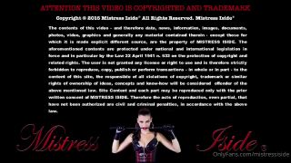 free video 1 Mistress Iside - Sissy Bitch In Heat - FullHD 1080p | femdom | strap on hardcore fetish-9
