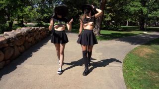 [GetFreeDays.com] Underboob Street Walk with LilyMaeExhib! - Shy Goth ai porn hardcore-6