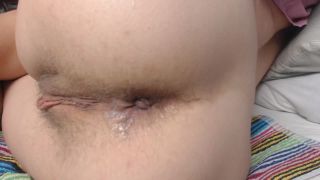 M@nyV1ds - PregnantMiodelka - Teen girl put 2 fingers in her hairy ass-1