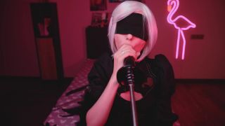 MyKinkyDope – BBC Nier Automata Cosplay BBC Blowjob - (Webcam)-8