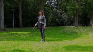 FEMDOMFOTO (German) - Lady Priscilla - Stockwhip Training.-8