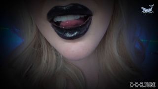 Hardcore porn Lulublue X Black Lipstick Blowjob  Lulublue x -6