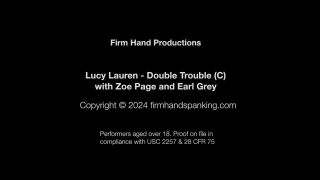 xxx video clip 13 FirmHandSpanking – Lucy Lauren – Double Trouble – C - spanking m/f - fetish porn maitresse madeline femdom-0