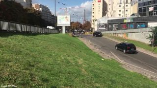 LucaWMia - Risky Sex in the Street in Paris - Eiffel Tower  - pov - french big ass fuck slut-8