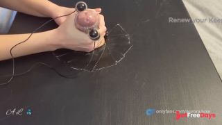 Close-Up Teasing Cock Massage With Vibrator - Massive Cum-6