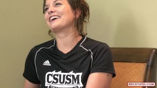 College Track Athlete Shyla Shows Us How She Cums!!!-1