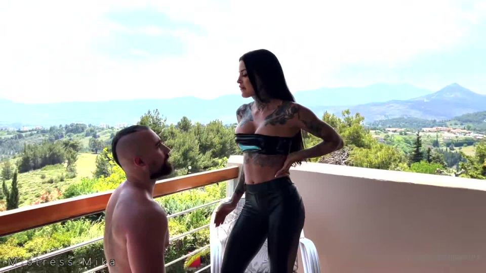 adult video clip 48 Mika Mistress — Rich Brats Ashtray and Boot Cleaner | high heels | high heels porn merciless femdom