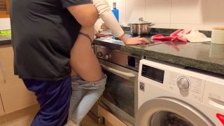 adult clip 46 BlewRz - Sex in the kitchen with a cleaning girl - [PornHub] (FullHD 1080p) - fetish - teen calf fetish-1