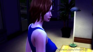 Cameltoe Hot MILF seduces her young roommate so she can suck his dick and take a huge facial-1