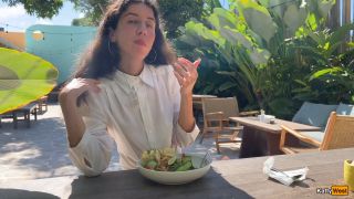 Katty West - Cum On My Face In A Cafe Full HD - Public sex-6