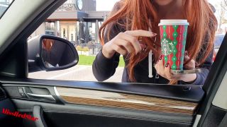 porn video 44 MissRedStar - Busty Girl Fucks Uber Driver - Public Parking Lot Sex , big tits hardcore on big tits porn -0