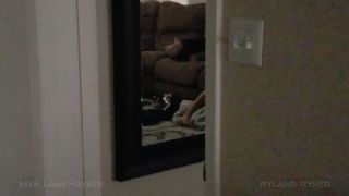 Caught Cheating on the Couch Voyeur!-7