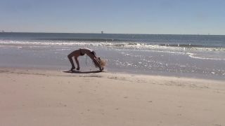 online adult video 41 angora fetish Emma Choice - Public Beach Oil and Tease, fetish on femdom porn-8