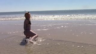 online adult video 41 angora fetish Emma Choice - Public Beach Oil and Tease, fetish on femdom porn-9