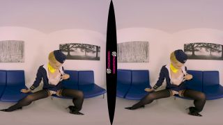 adult xxx clip 17 No Knickers Flight on 3d porn sexy blonde milf-2