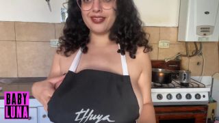 Babyluna939 - Cooking with little clothing-5