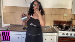 Babyluna939 - Cooking with little clothing-8