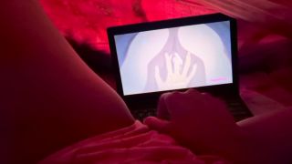 7124 Cute Girl Masturbating Watching Uncensored Hentai while ...-5