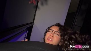 Slim Latina Teen FullHD Blowjob Sextape #3 Natural Tits-5