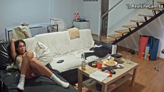 Reallifecam - Lina Get Horny After Party And Have Hot Pussy Rub On Sofa 15.01.2025 600P - Voyeur-0