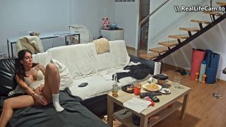Reallifecam - Lina Get Horny After Party And Have Hot Pussy Rub On Sofa 15.01.2025 600P - Voyeur-1