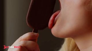 [GetFreeDays.com] Take A Bite Of My Lips, Cooling Down My Hot Pussy With This Ice Cream Shaped Vibrator - HoneyPlayBox Adult Film November 2022-0