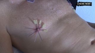 Nippleplay Extreme - 20 Needles In The Nipples(Feet porn)-3