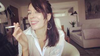 Adeline Lafouine - I Smoke And Touch My Pussy - Smoking-1