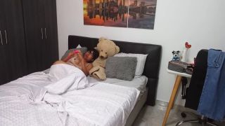 Kimberly_grey,SalomeSantos - My best friend invites me to her house and we end up rubbing our pussies together-5