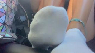 Kylie le beau Kylielebeau - sock fetish anyone i sneakily filmed this in the back of the car while on a little r 14-09-2019-0