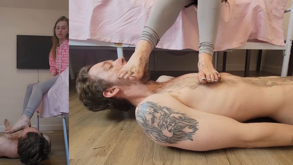 free porn clip 3 Honeypotproductions: Dirty Foot Trample - female domination - pussy licking sensual femdom