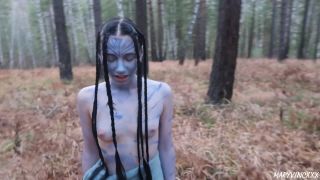 Cute Neytiri from Pandora Tastes my Cum avatar Cosplay Foot!-0