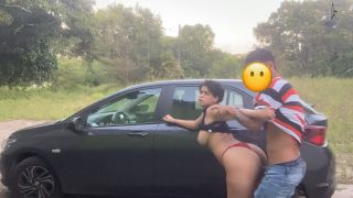 Fadynha - Hot Ass Fucks with Uber in Abandoned Place, she said it was Hurting [1080p] - Teen-5