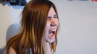 Punishment POV, femdom deepthroat on bdsm porn -1