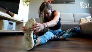 xxx clip 19 Czech Soles - Sporty girls sweaty feet and nice socks tease | domination | feet porn rihanna foot fetish-1