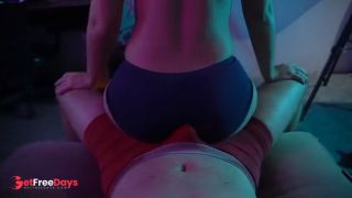 Tight micro shorts Assjob tease - He came through his underwear-6